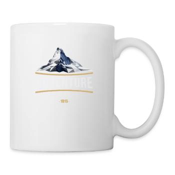 Wallis T-Shirt Wallis 1815, Matterhorn, Matterhorn - Tasse - Weiß - Rechts