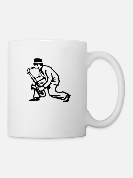 Saxophoniste Ska - Mug blanc - blanc