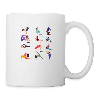 IN YOGA - Mug - white - Right