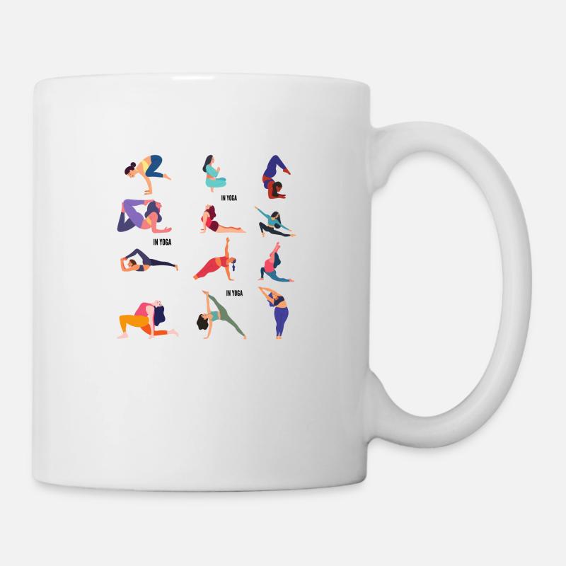 IM YOGA - Tasse - Weiß