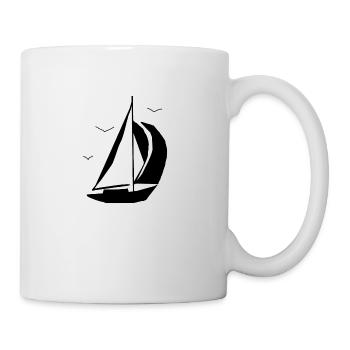 Segelboot - Tasse - Weiß - Rechts