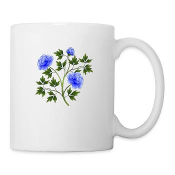 fleurs - Mug blanc - blanc - Droite
