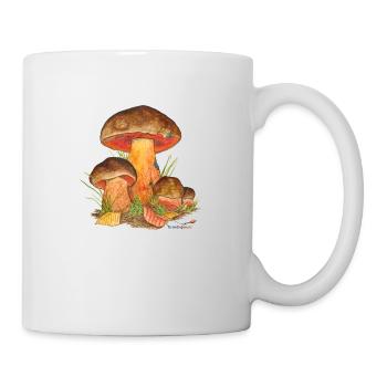 Flockenstieliger Hexenröhrling - Tasse - Weiß - Rechts