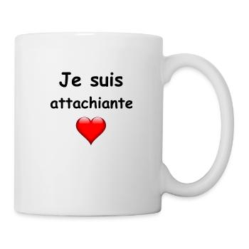 femme attachiante - Mug blanc - blanc - Droite