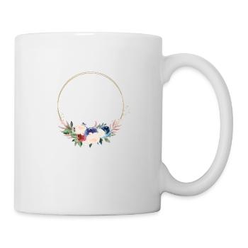 Bouquet floral - Mug blanc - blanc - Droite