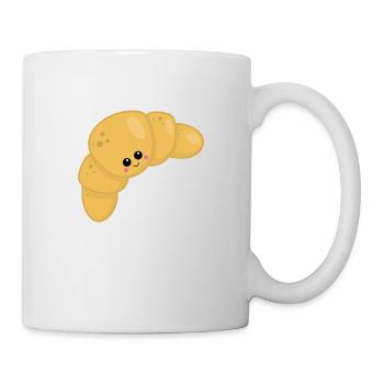 Croissant - Tasse - Weiß - Rechts