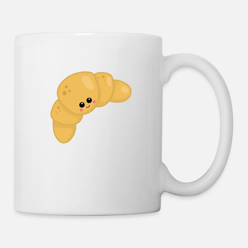 Croissant - Tasse - Weiß
