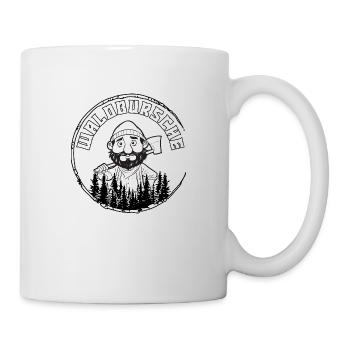 Cadeau de garçon cool forestier papa forestier - Mug blanc - blanc - Droite