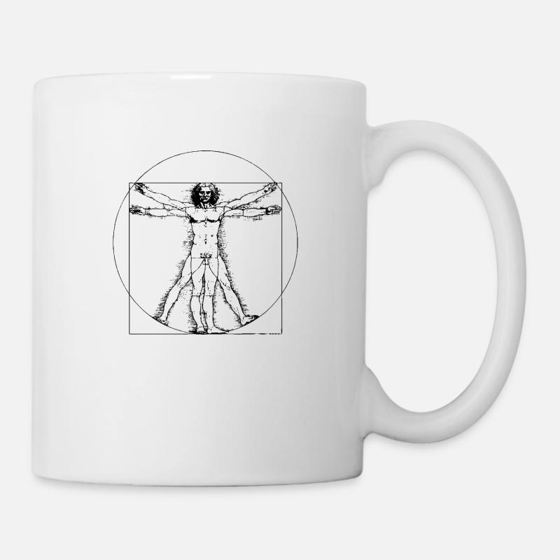 Vitruvian - Tasse - Weiß