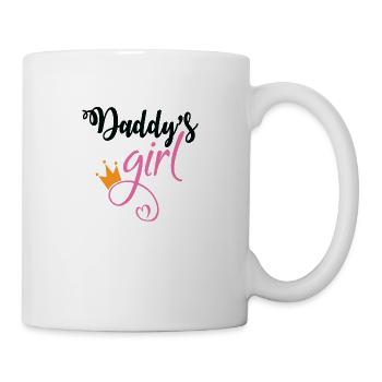 daddys girl dad - Mug - white - Right