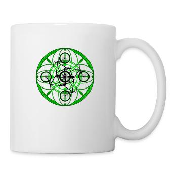 Ornement vélo - Mug blanc - blanc - Droite