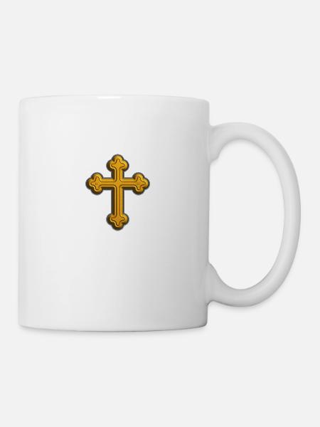 Croix orthodoxe - Mug blanc - blanc