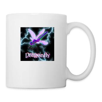 Trippy Dragonfly - Travis Scott Style - Tasse - Weiß - Rechts