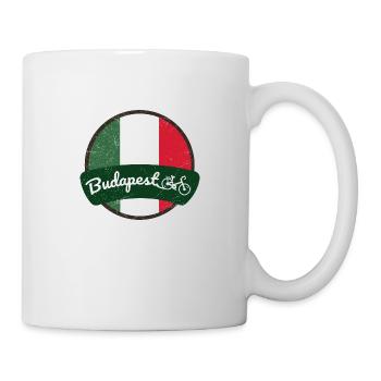 Bike Budapest Hungary Bike City Bike Fan Geschenk - Tasse - Weiß - Rechts