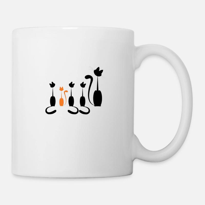 Cats design - Mug - white