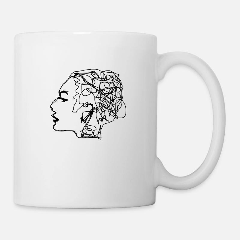 Psyché - Mug blanc - blanc