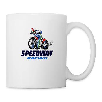 Motorcycle Speedway Racer - Tasse - Weiß - Rechts