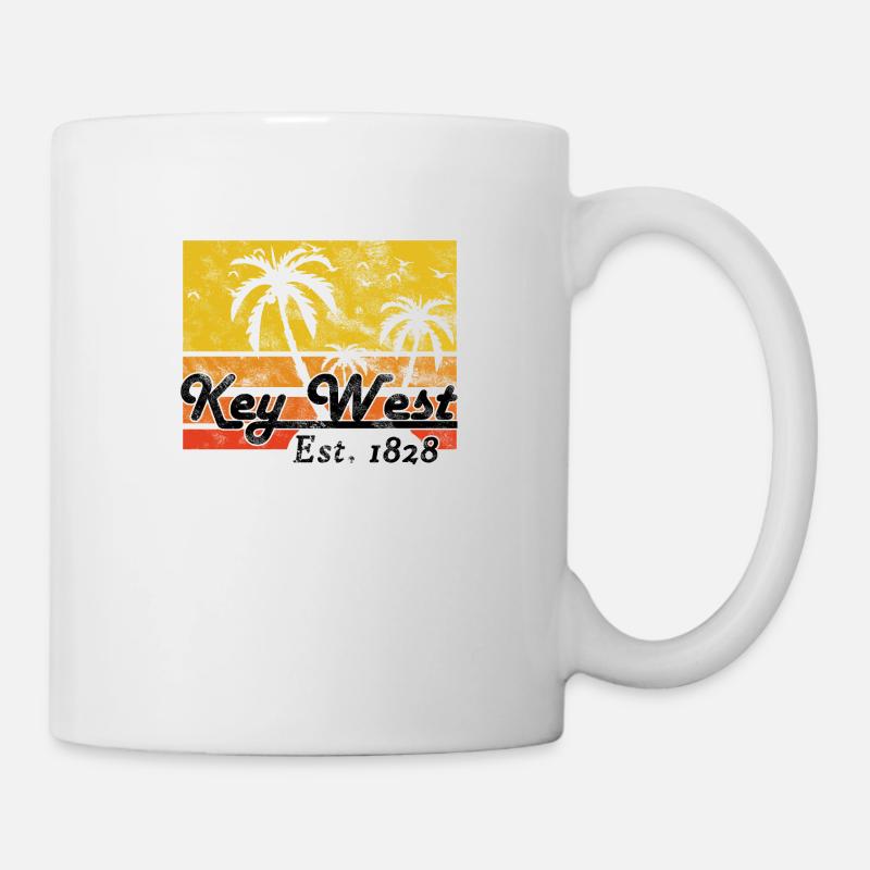 Key West Florida Vintage - Mug blanc - blanc