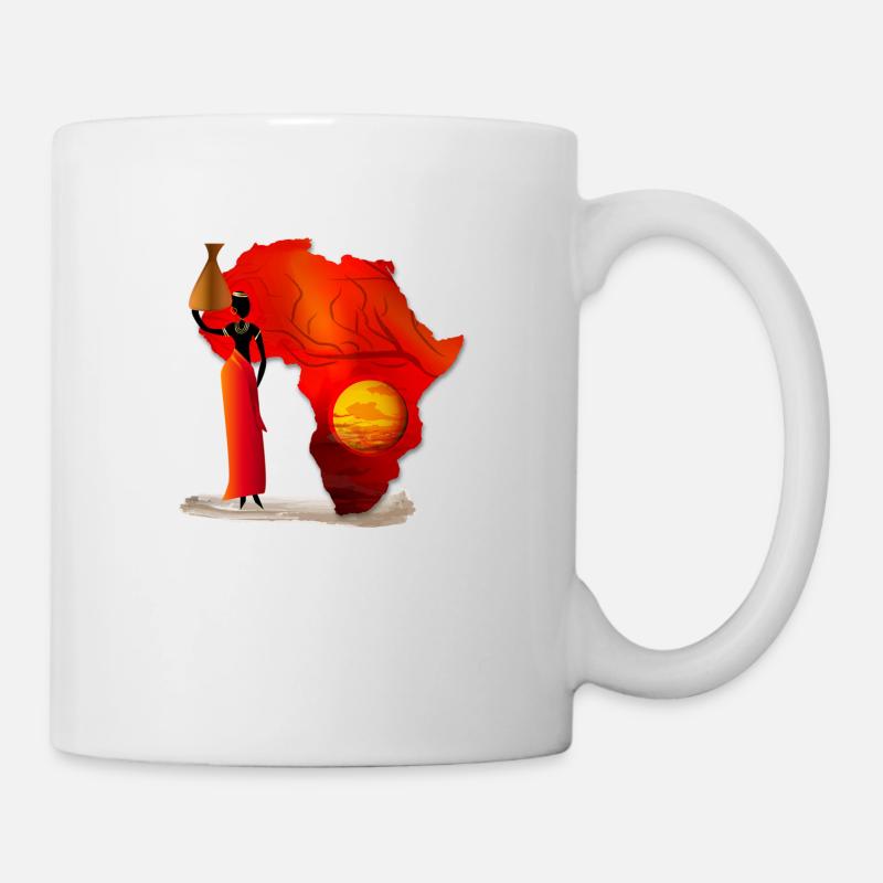 Afrika - Tasse - Weiß