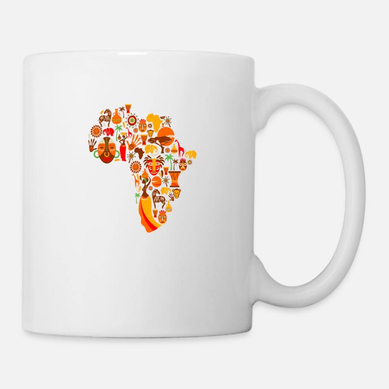 Afrika - Tasse - Weiß