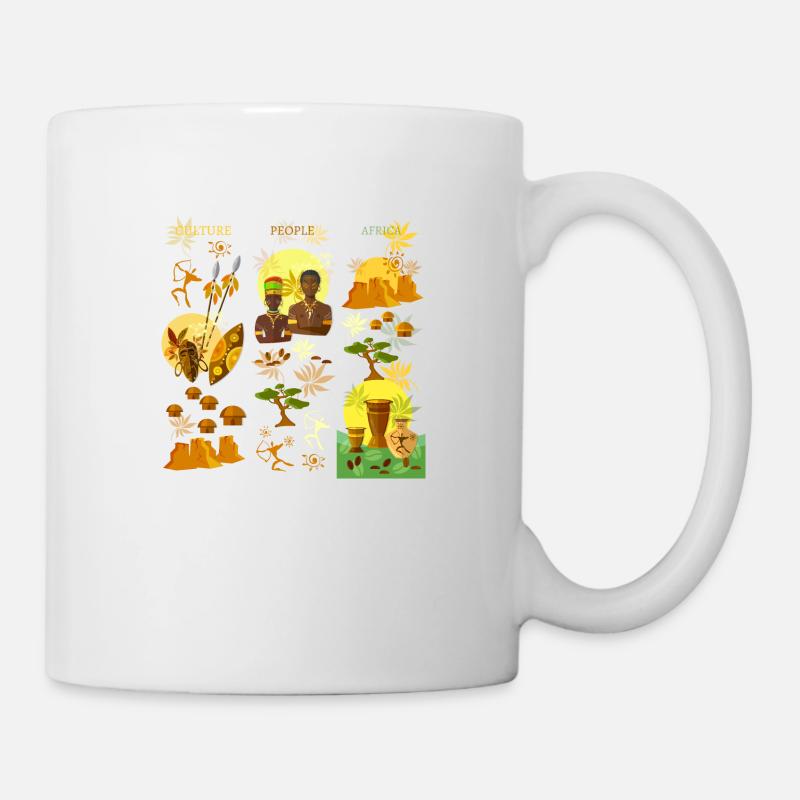 Afrique - Mug blanc - blanc