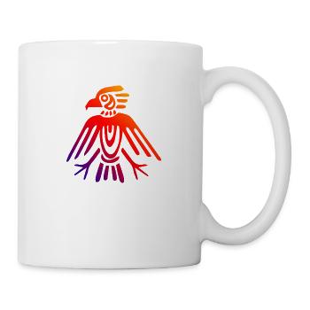 Azteken Symbole Azteken Adler Tattoo Gift - Tasse - Weiß - Rechts