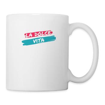 LA DOLCE VITA - Mug blanc - blanc - Droite