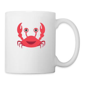 Krabbe - Tasse - Weiß - Rechts