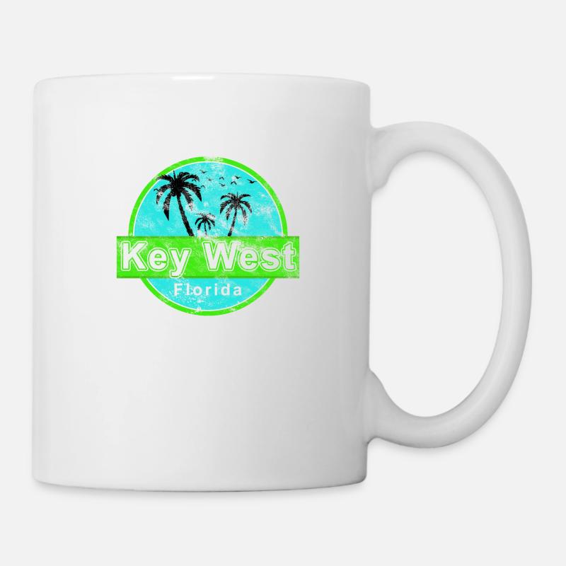 Key West Florida Vintage - Tasse - Weiß