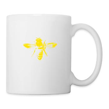 Die Honig Biene - Tasse - Weiß - Rechts