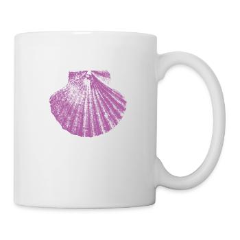Jakobsmuschel Camino de Santiago - Tasse - Weiß - Rechts