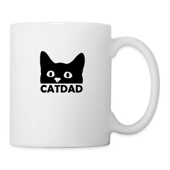 CATDAD Round Black - Mug - white - Right