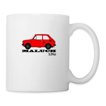 126p 02 Polski samochud Maluch FIAT126P, Poland PRL - Mug - white - Right