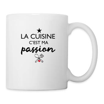 La Cuisine c'est ma Passion - Cadeau Humour - Mug blanc - blanc - Droite