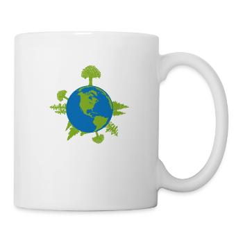 Énergie verte cadeau climat terre environnement vert éco - Mug blanc - blanc - Droite