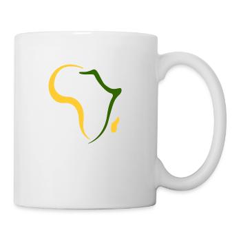 Afrique logo - Mug blanc - blanc - Droite