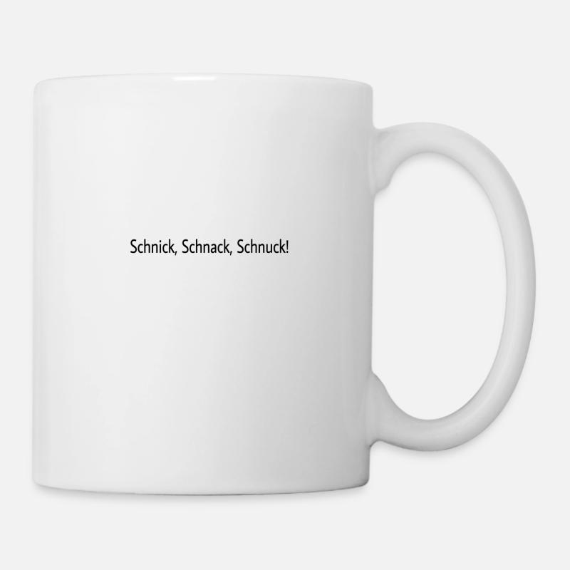 Schnick Schnack Schnuck - Tasse - Weiß