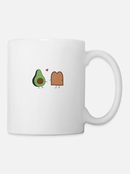Avocado + toast - Mug - white