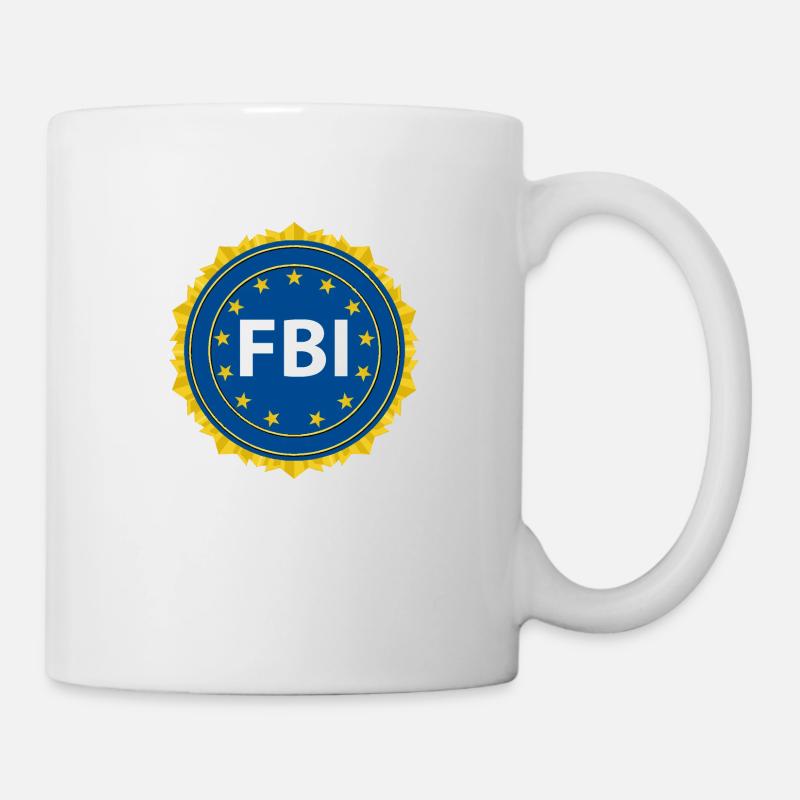 Sceau du FBI - Mug blanc - blanc