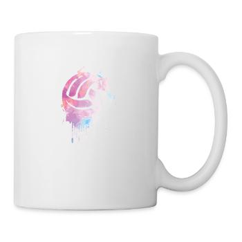 Playing volleyball | Volleyball team sport gift - Mug - white - Right