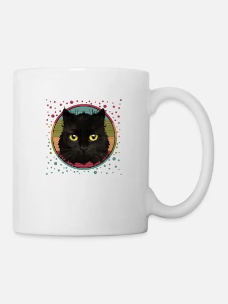 Katze - Tasse - Weiß