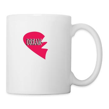 Dream Team Herz - Mug blanc - blanc - Droite