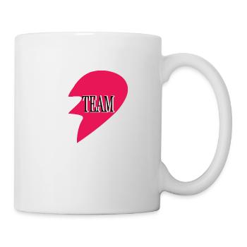 Dream Team Herz - Mug blanc - blanc - Droite