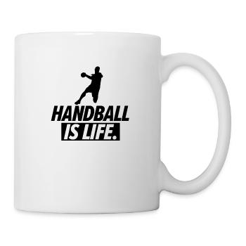 Handball - Tasse - Weiß - Rechts