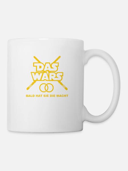 Daswarssiehatdiemacht - Tasse - Weiß