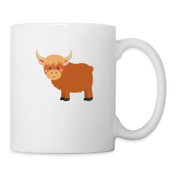 Highland cattle - Mug - white - Right