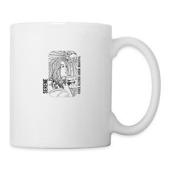 Serein / Si beau - Mug blanc - blanc - Droite