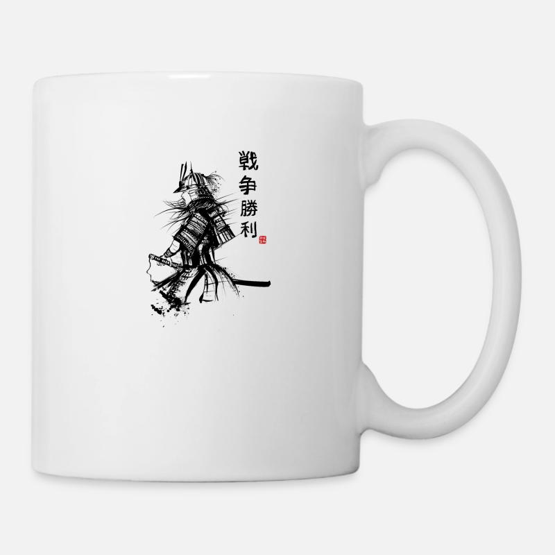 Samoraï japonais - Mug blanc - blanc
