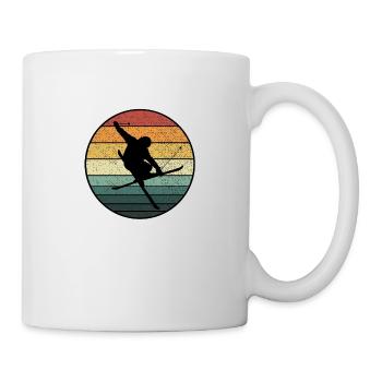 Ski Snow Freestyle Sports d'hiver Snowboard - Mug blanc - blanc - Droite