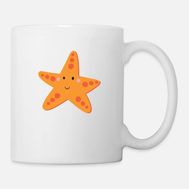 Seestern - Tasse - Weiß